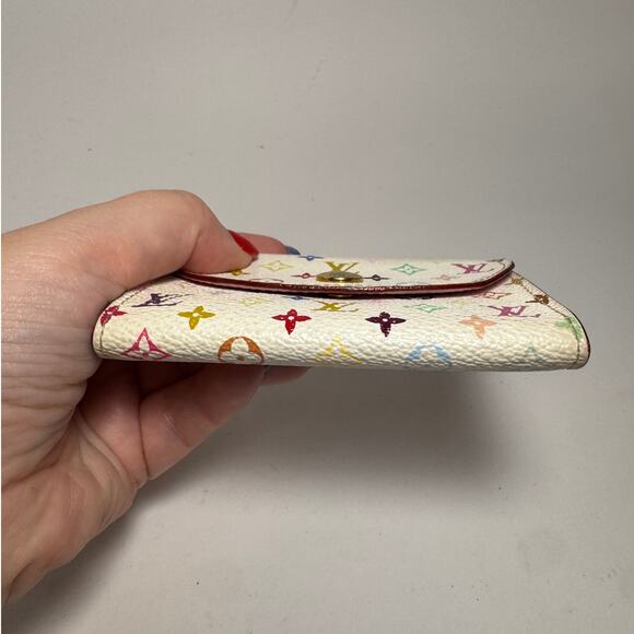 SOLD Louis Vuitton Multicolor Monogram Rosalie Coin Purse (Murakami Collection) - Picture 3 of 13